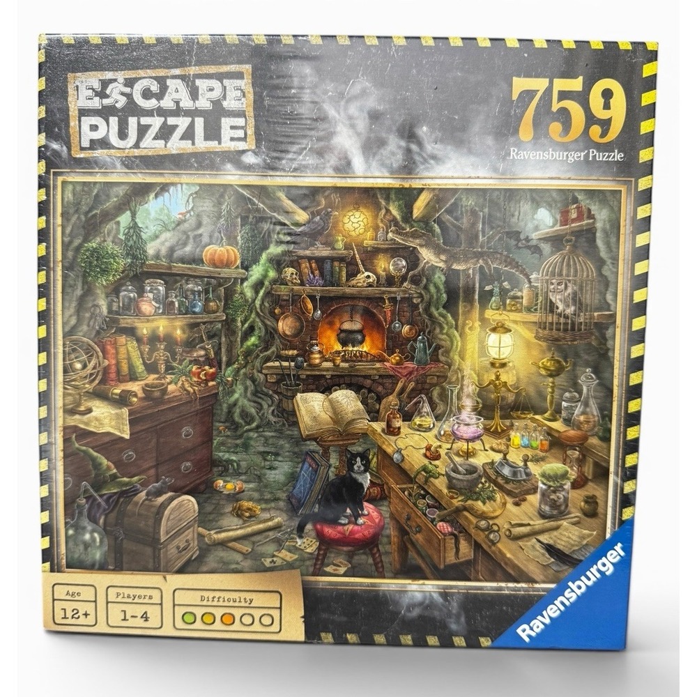 Ravensburger Escape Puzzle Witch's Kitchen 759 Piece New Sealed No. 824748